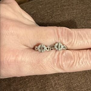 Elegant Silver Tone Earrings.